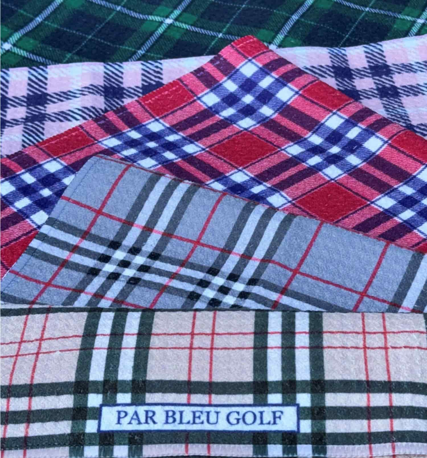 The Traditional Plaid Golf Towel Line