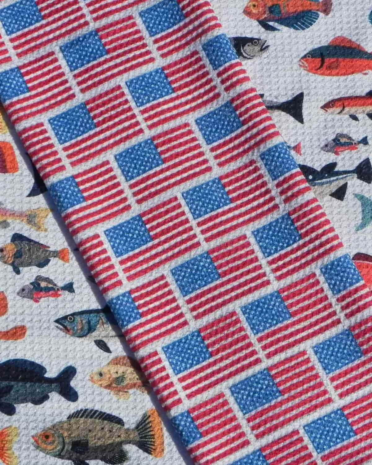 Golf Towels Laid Flat of Character Collection